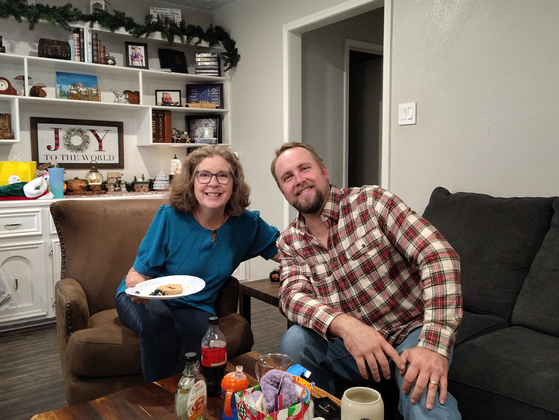 Christmas morning at home