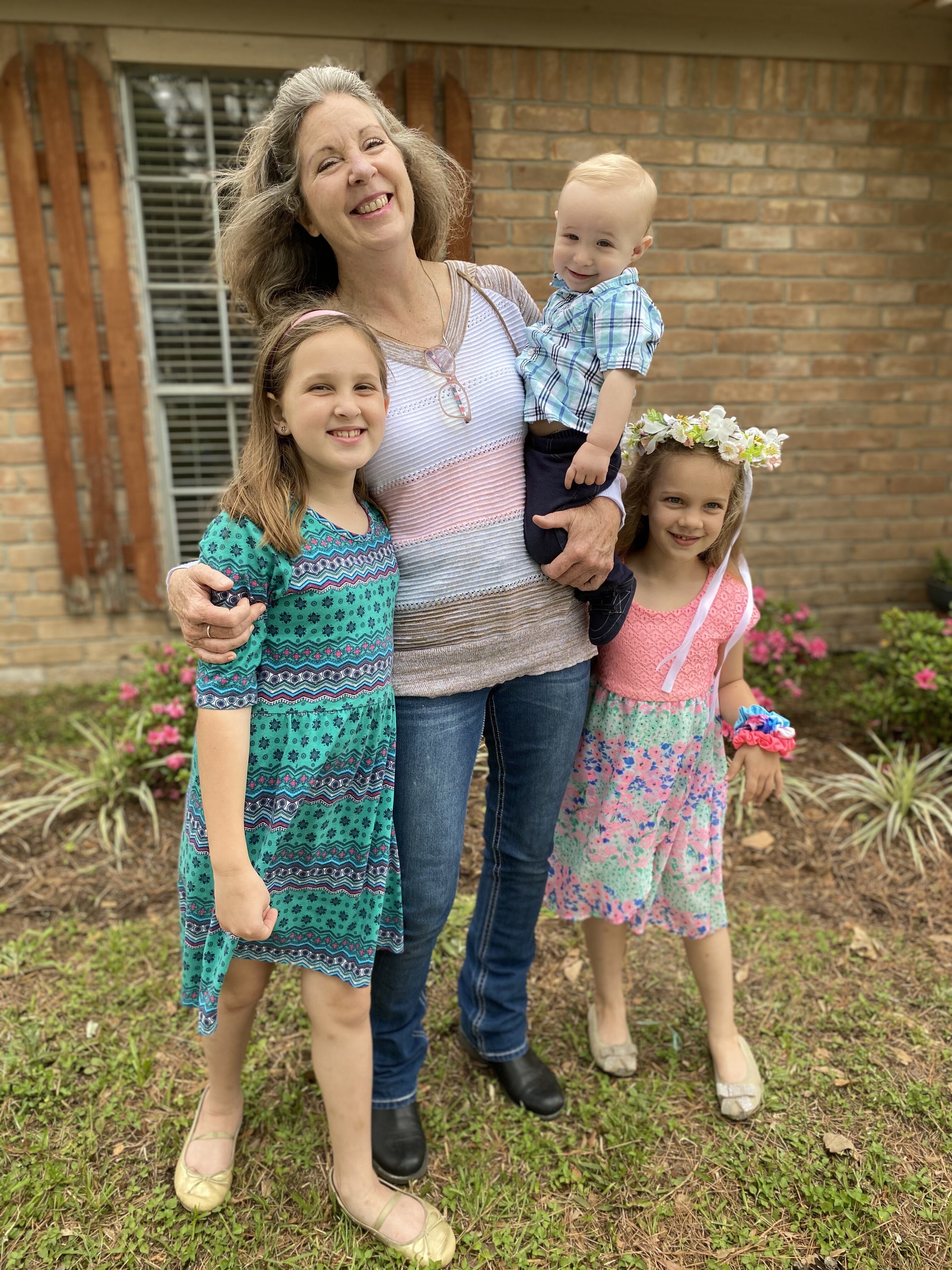 Springtime with the grandchildren
