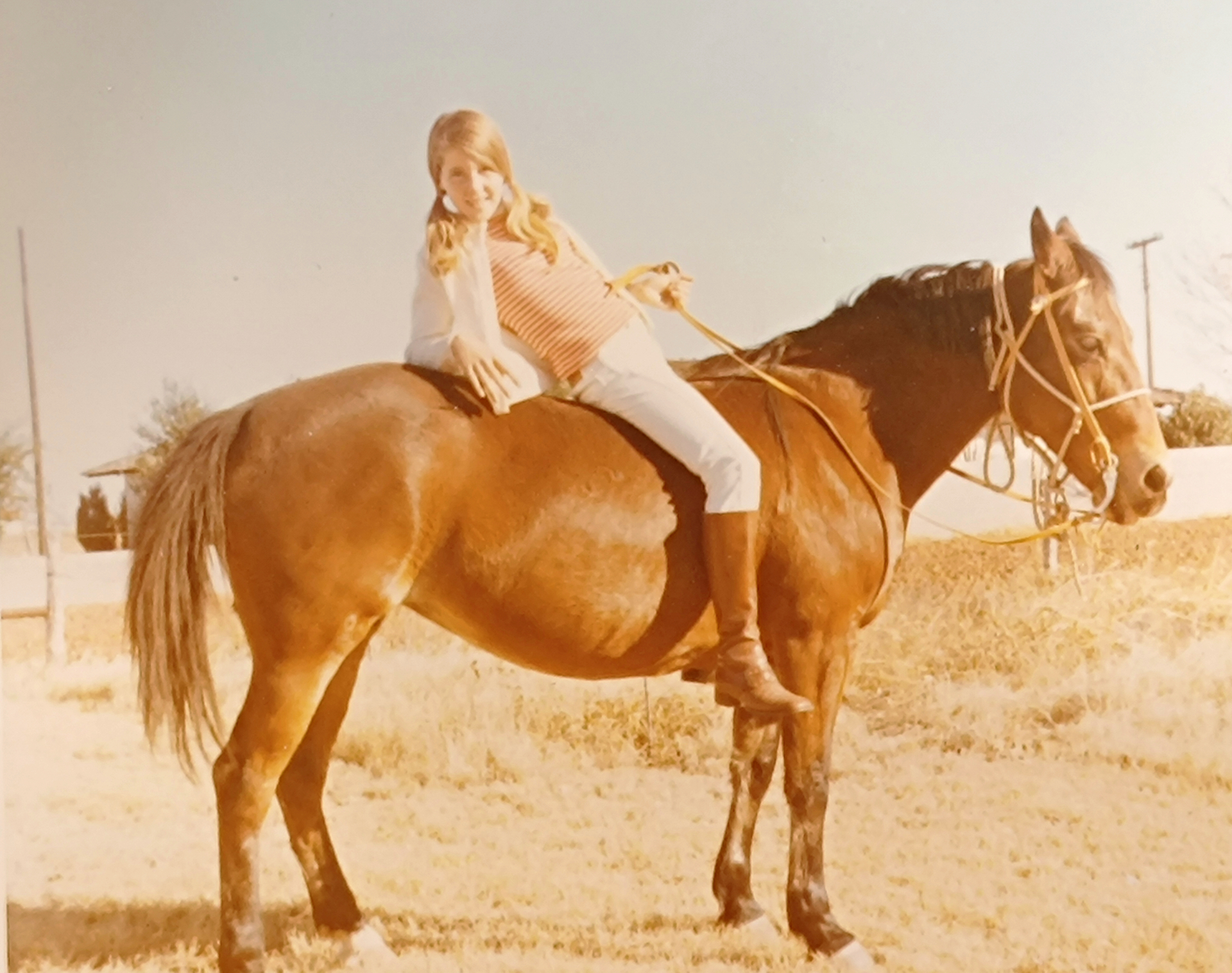 In the saddle