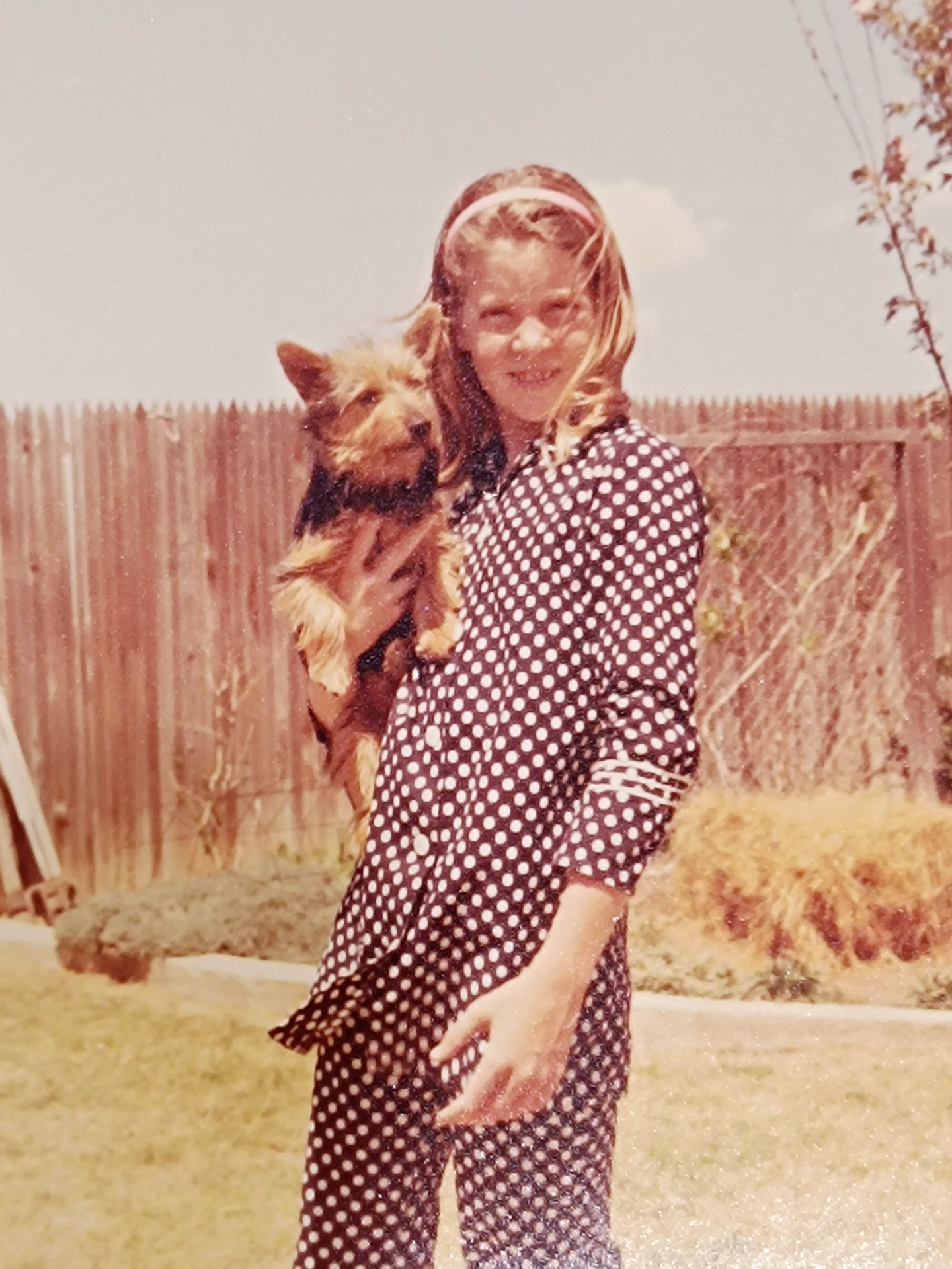 A girl and her pup