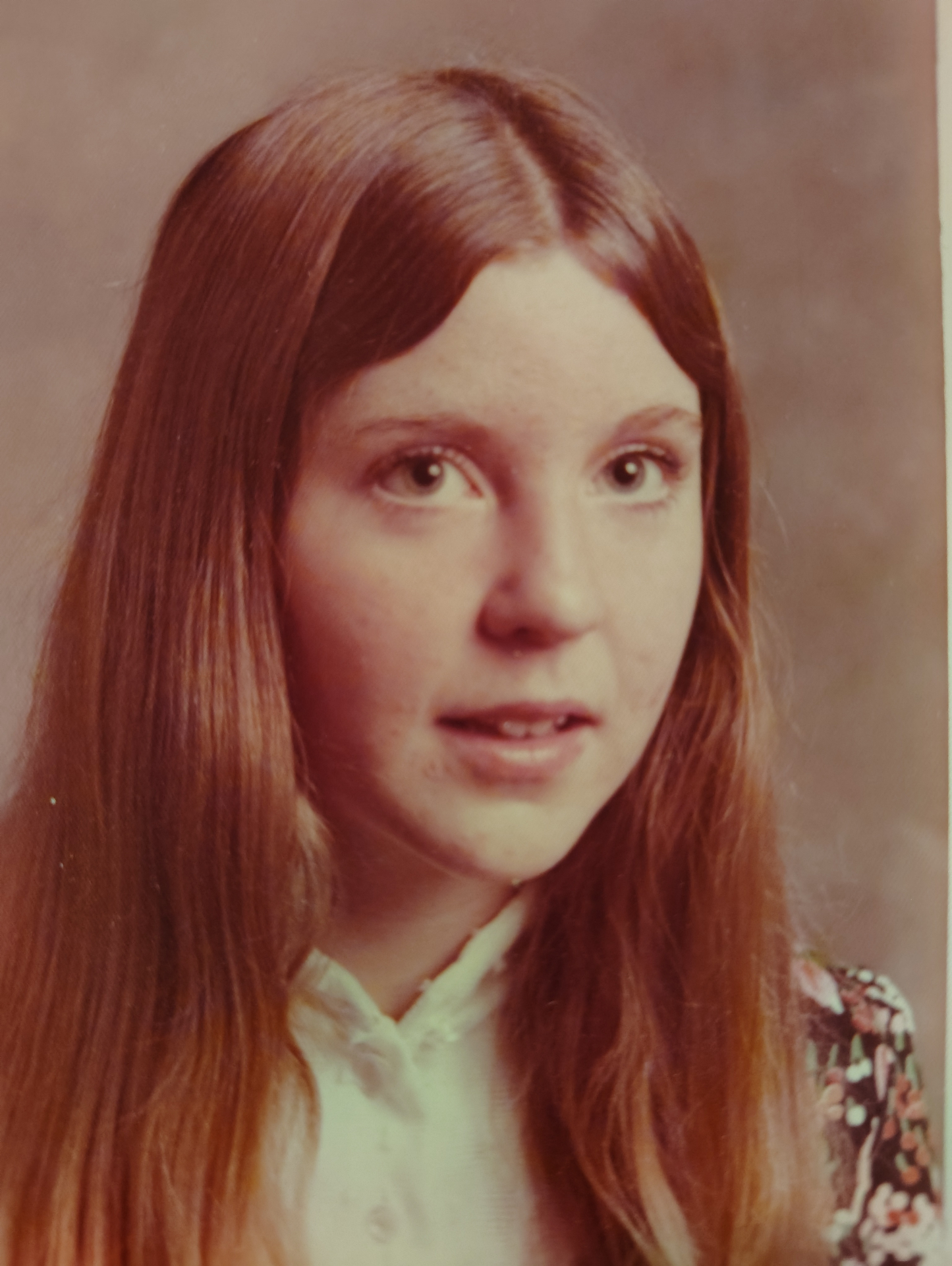 A high school portrait